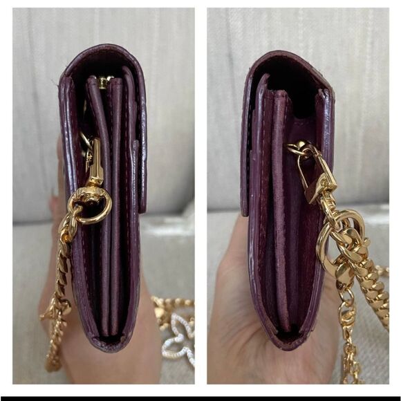 Louis Vuitton Monogram Maroon Crossbody Wallet - Picture 7 of 9